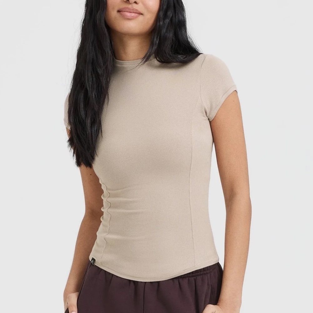 Oner Active Ribbed Mock Neck Shirt
